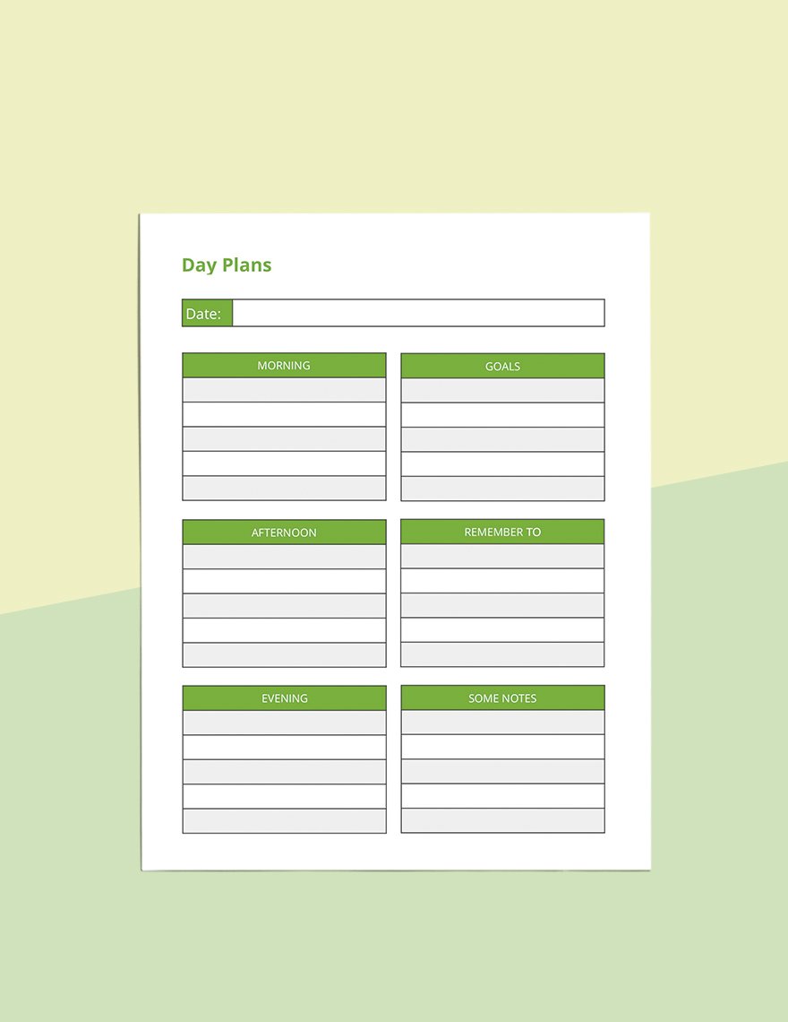 Simple Travel Planner Template