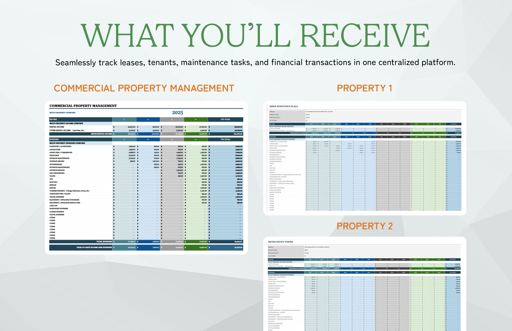 Commercial Property Management Template