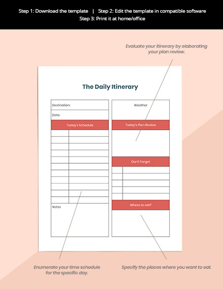 Free Basic Travel Planner Template to Edit Online Free Basic Travel Planner Template to Edit Online