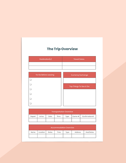 Free Basic Travel Planner Template to Edit Online Free Basic Travel Planner Template to Edit Online