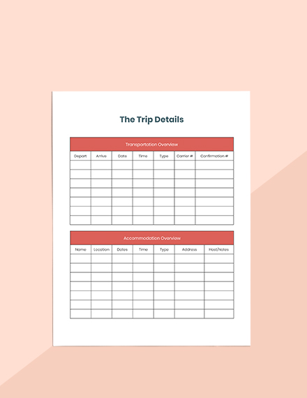 Free Basic Travel Planner Template to Edit Online Free Basic Travel Planner Template to Edit Online