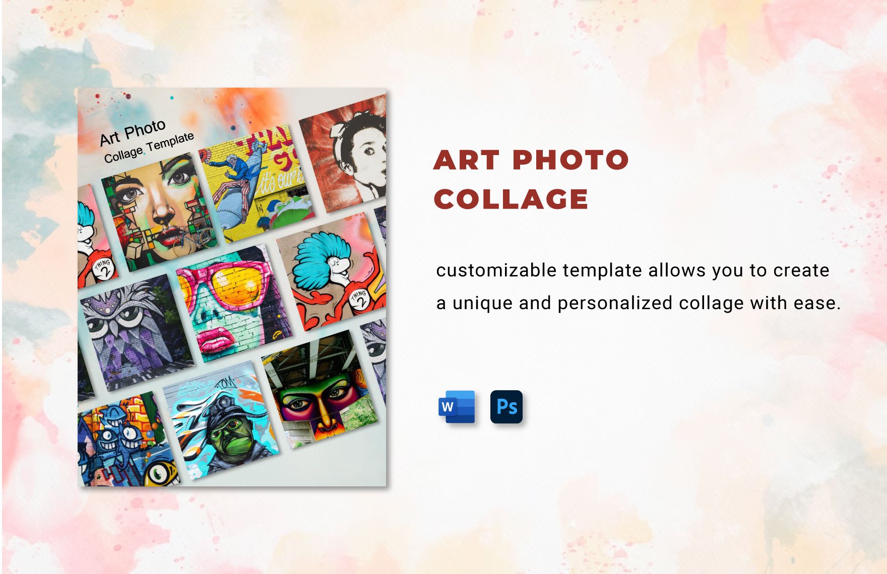 Art Photo Collage Template