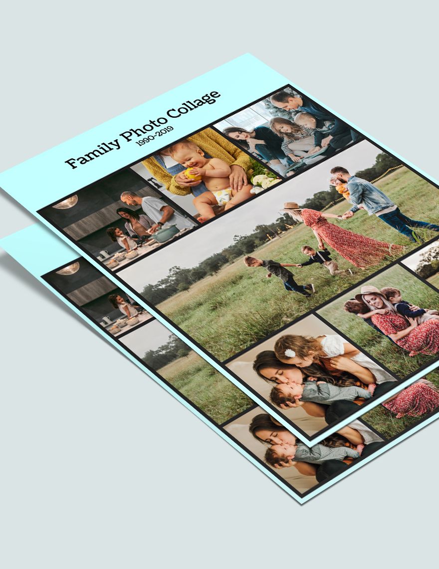 Family Photo Collage Template