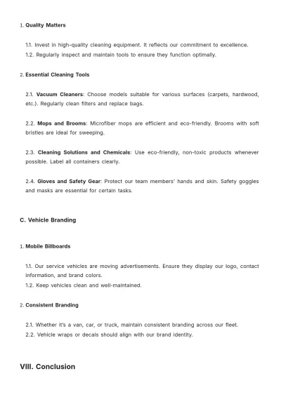Free Cleaning Services Brand Identity Manual Template to Edit Online