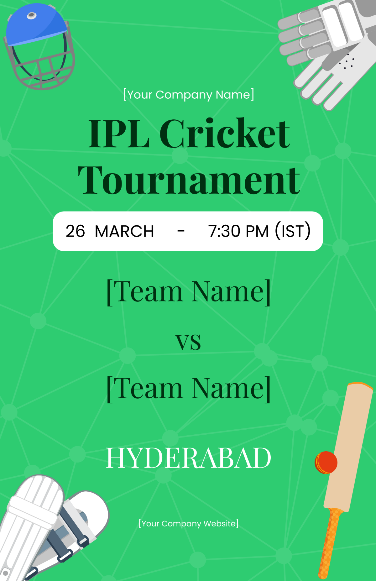 IPL Team Banner Template - Edit Online & Download Example | Template.net