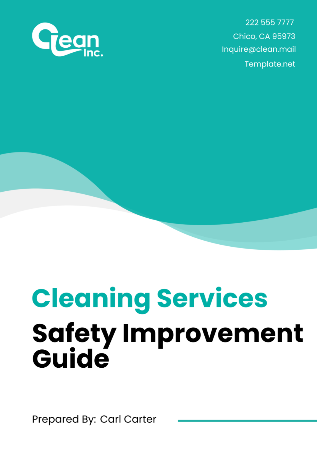 Cleaning Services Safety Improvement Guide Template