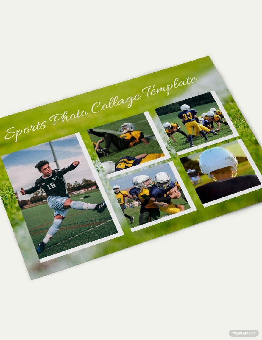 Sports Photo Collage Template