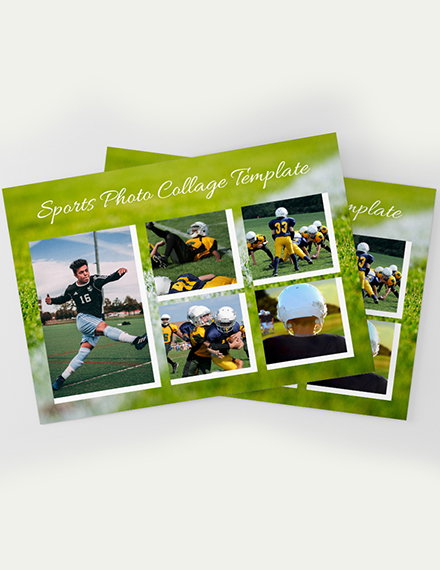 Free Sports Photo Collage Template - Word, PSD | Template.net