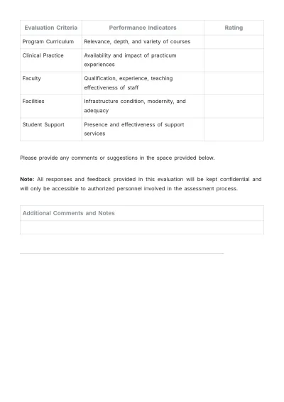 Free Occupational Therapy School Evaluation Template to Edit Online