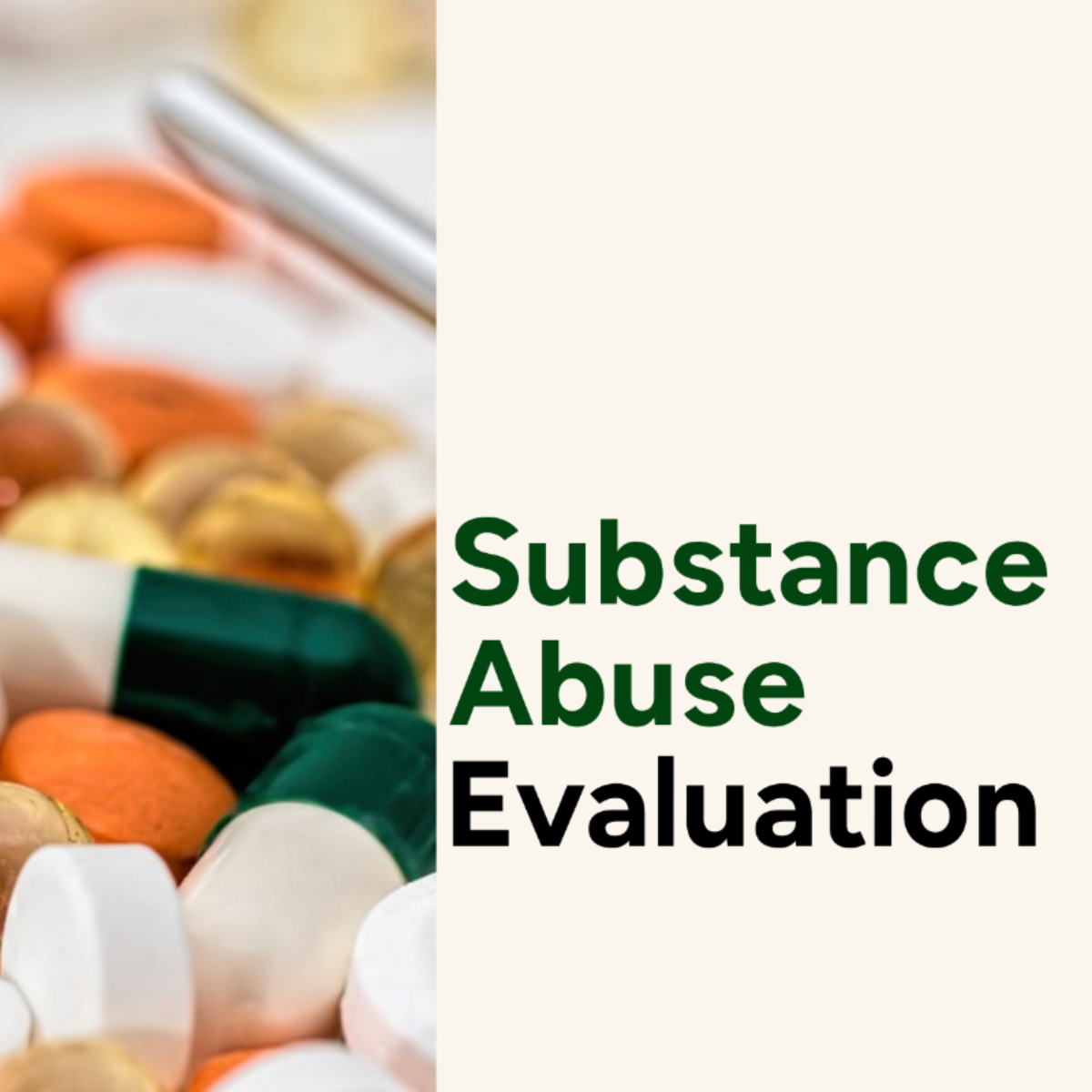 Substance Abuse Evaluation Template