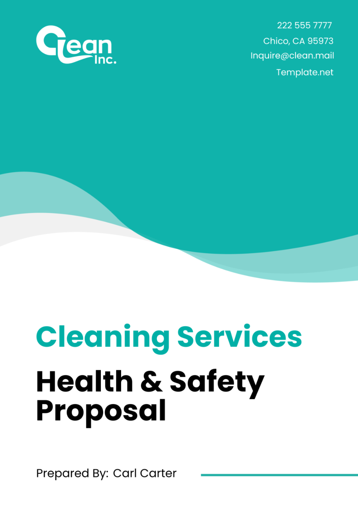 Cleaning Services Health & Safety Proposal Template