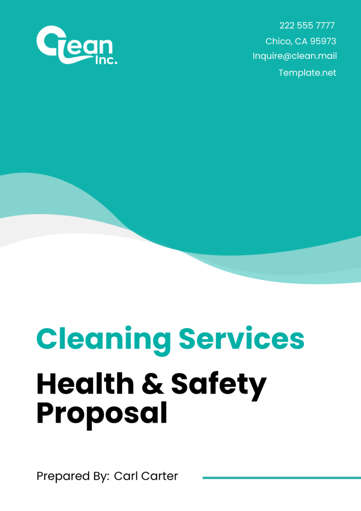 Cleaning Services Health & Safety Proposal Template - Edit Online & Download