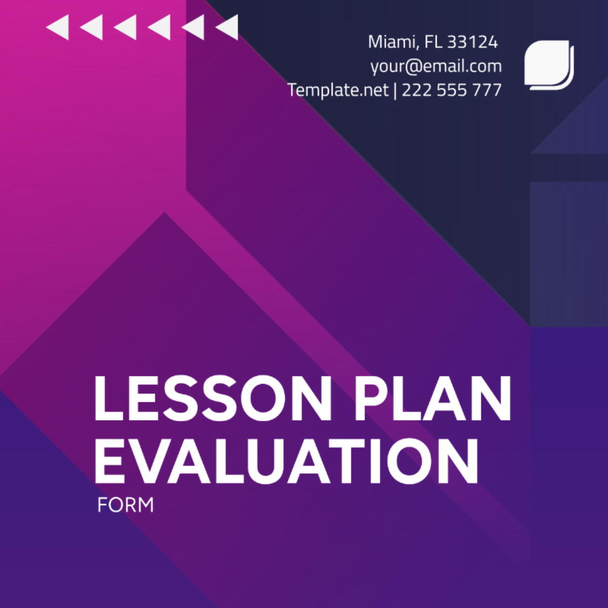 Lesson Plan Evaluation Template