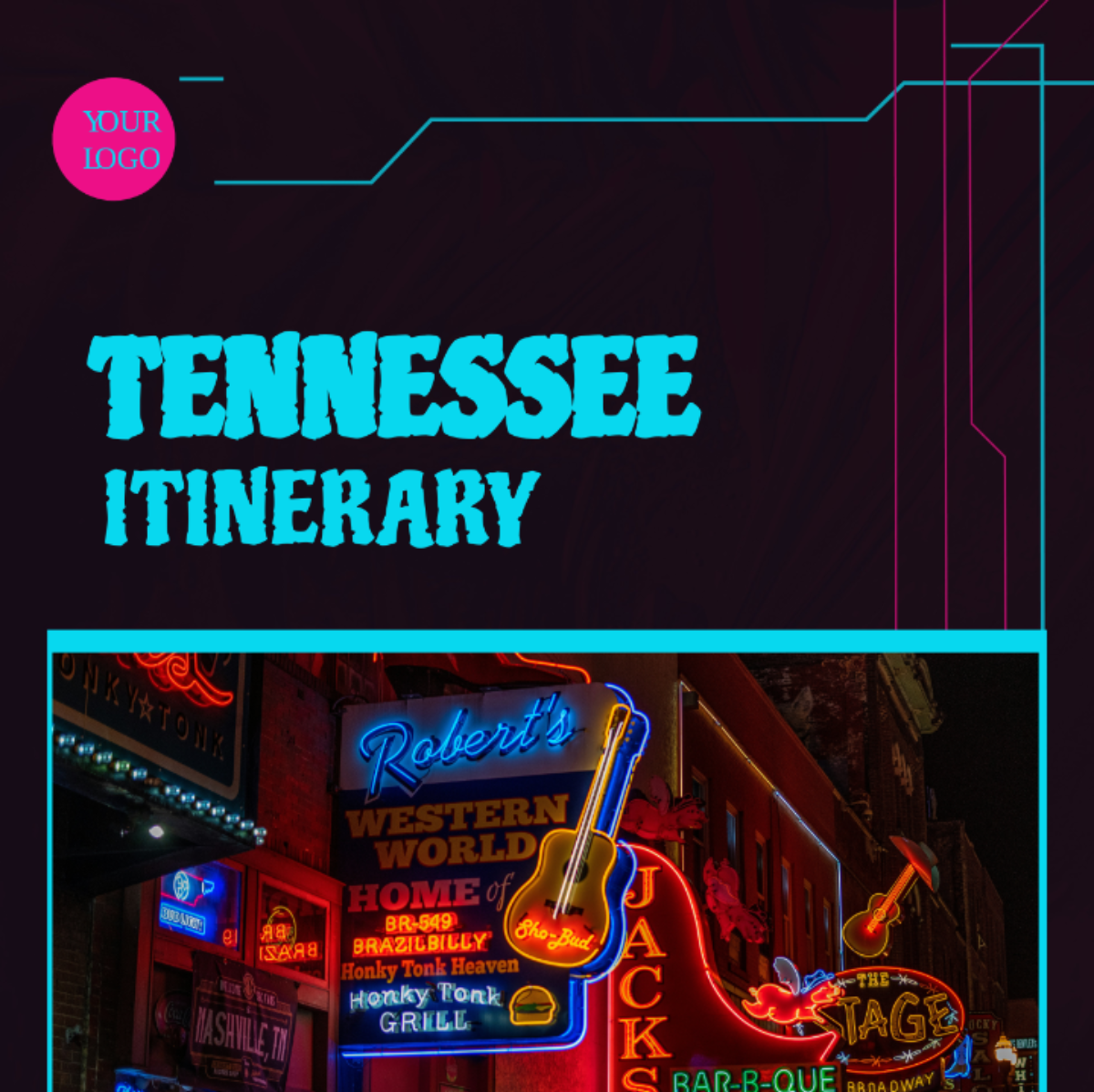 Tennessee Itinerary Template - Edit Online & Download