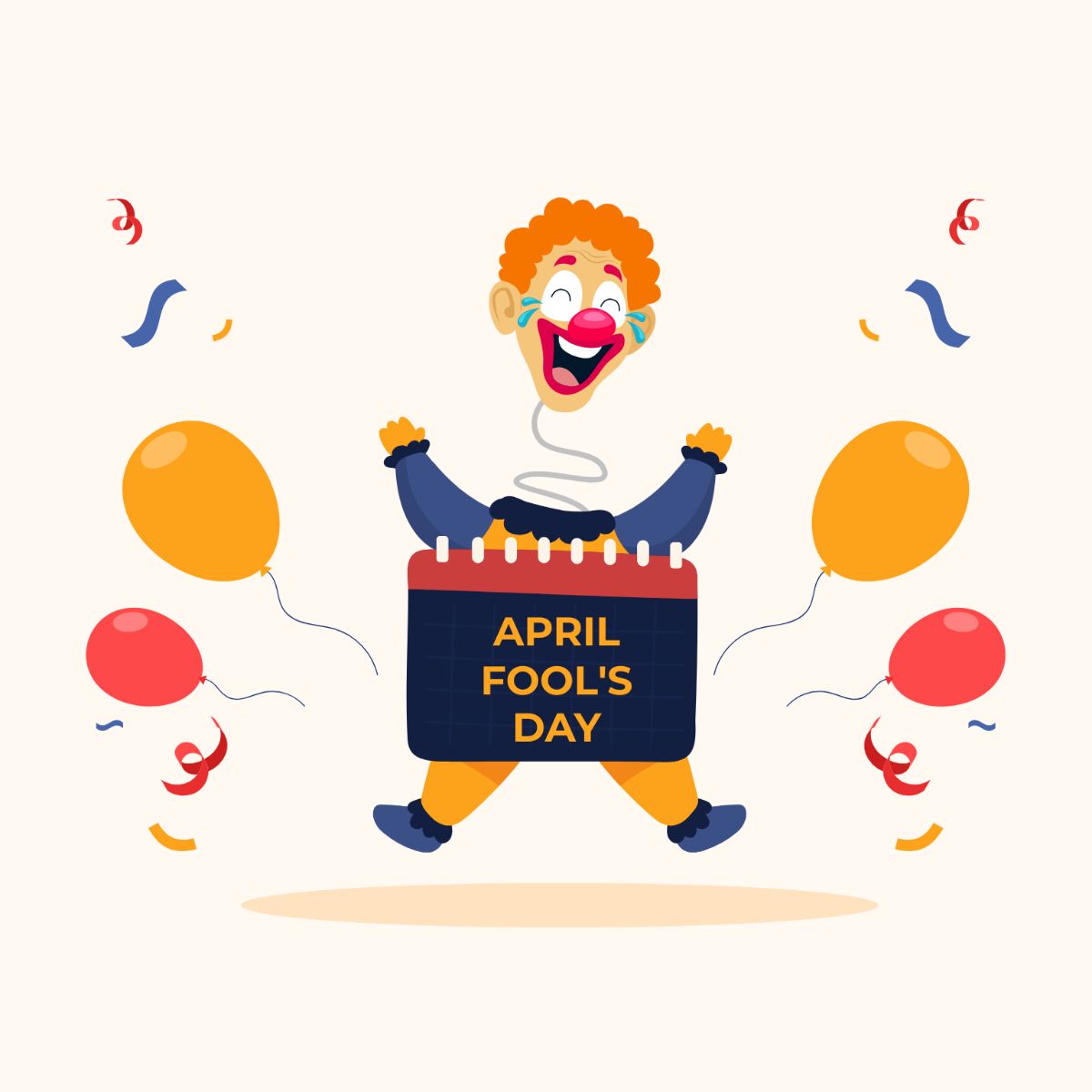 Free April Fools’ Day Design Template