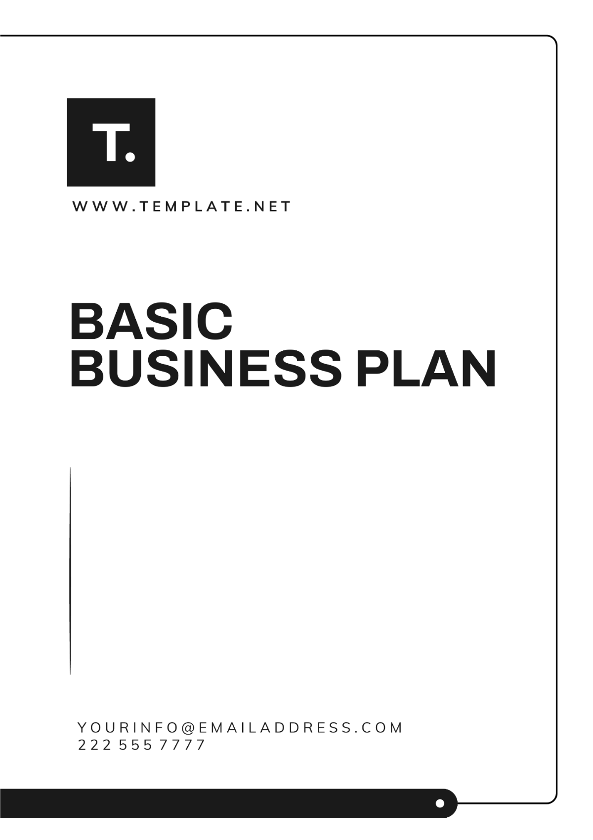 Free Basic Business Plan Template