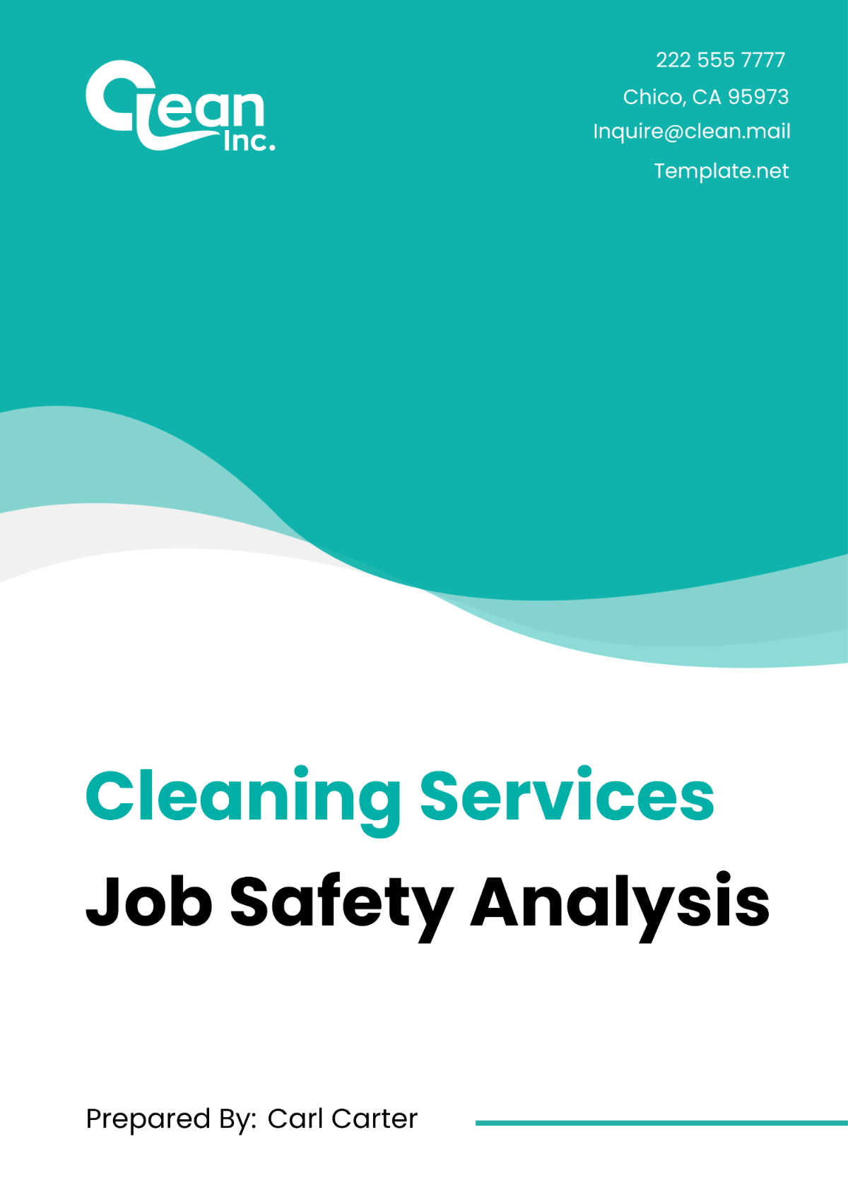 Cleaning Services Job Safety Analysis Template - Edit Online & Download