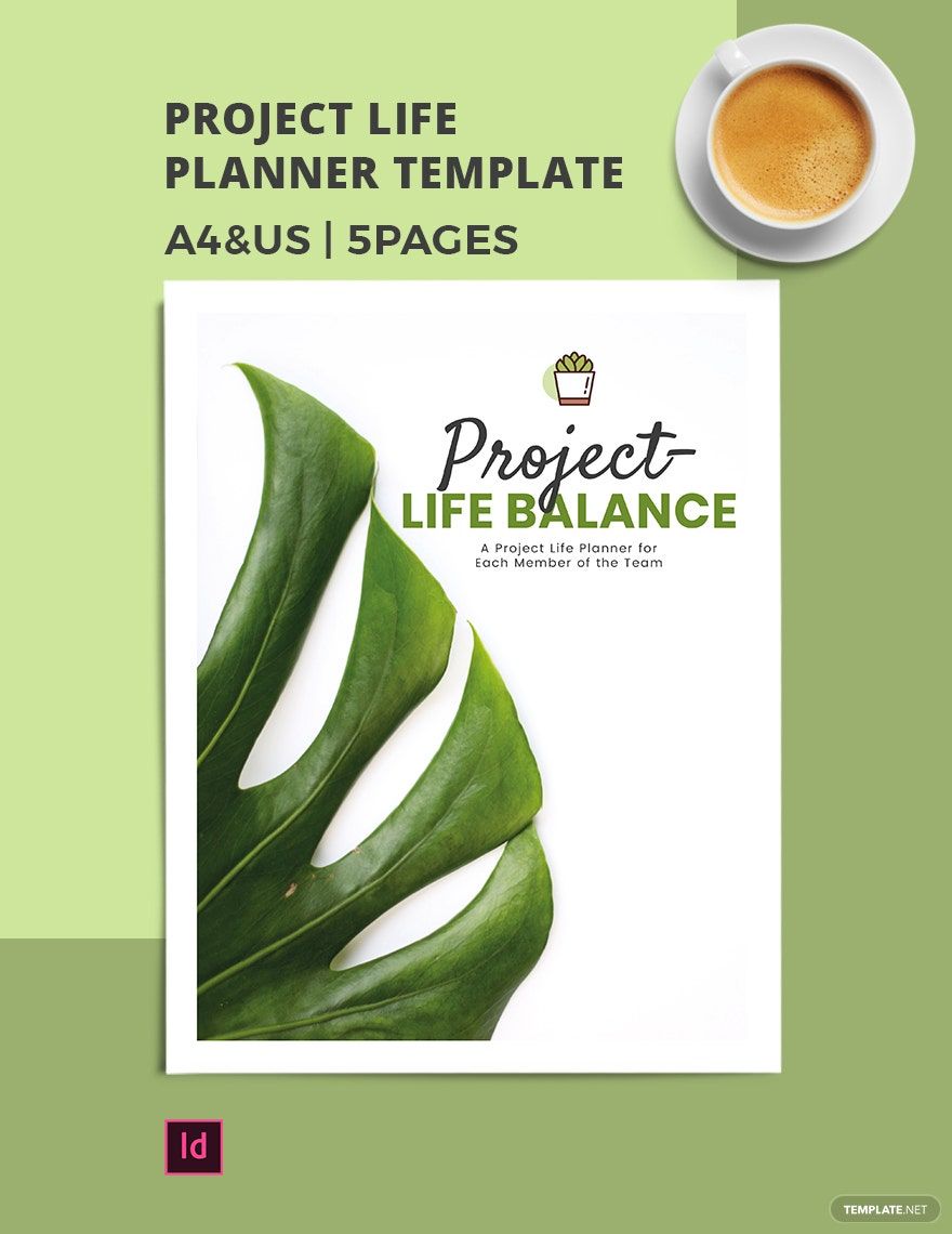 Project Life Planner Template
