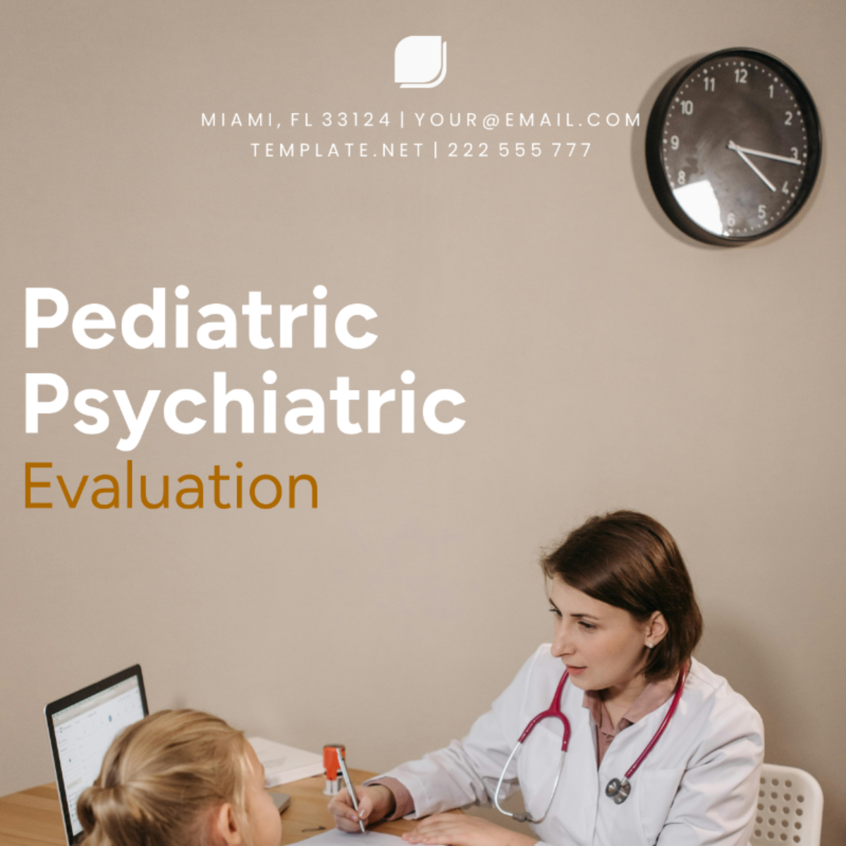 Pediatric Psychiatric Evaluation Template