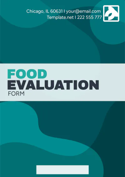Free Feeding Evaluation Template to Edit Online
