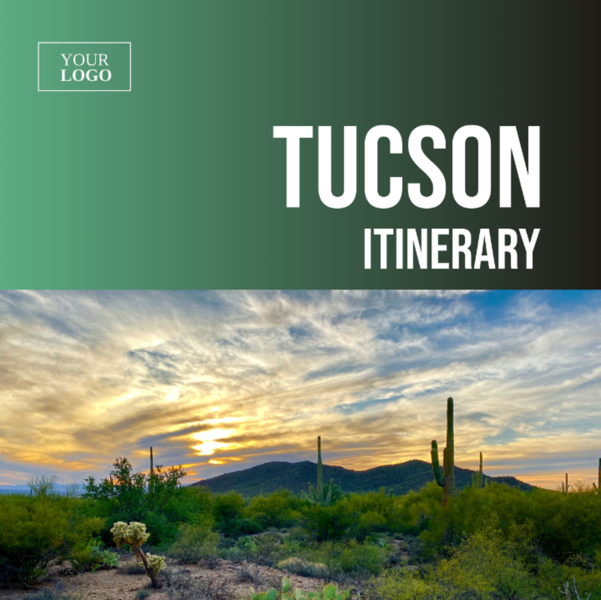 Tucson Itinerary Template - Edit Online & Download