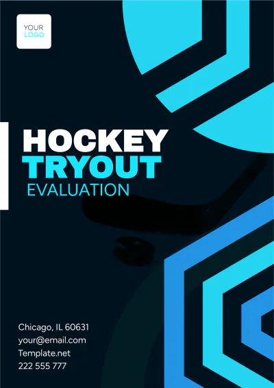 Free Hockey Tryout Evaluation Template to Edit Online