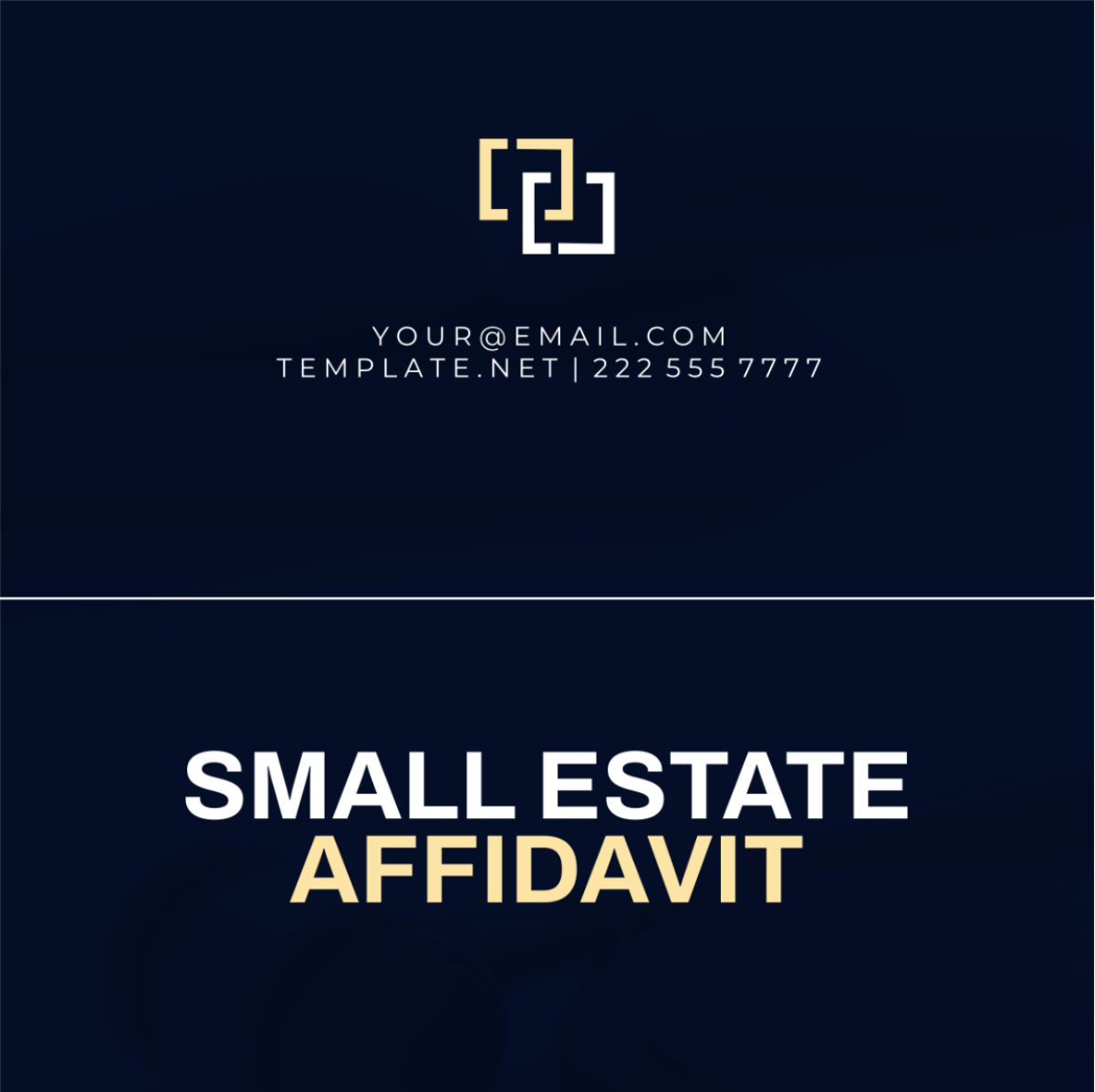 Tennessee Small Estate Affidavit Template - Edit Online & Download