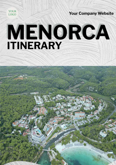 Free Menorca Itinerary Template to Edit Online