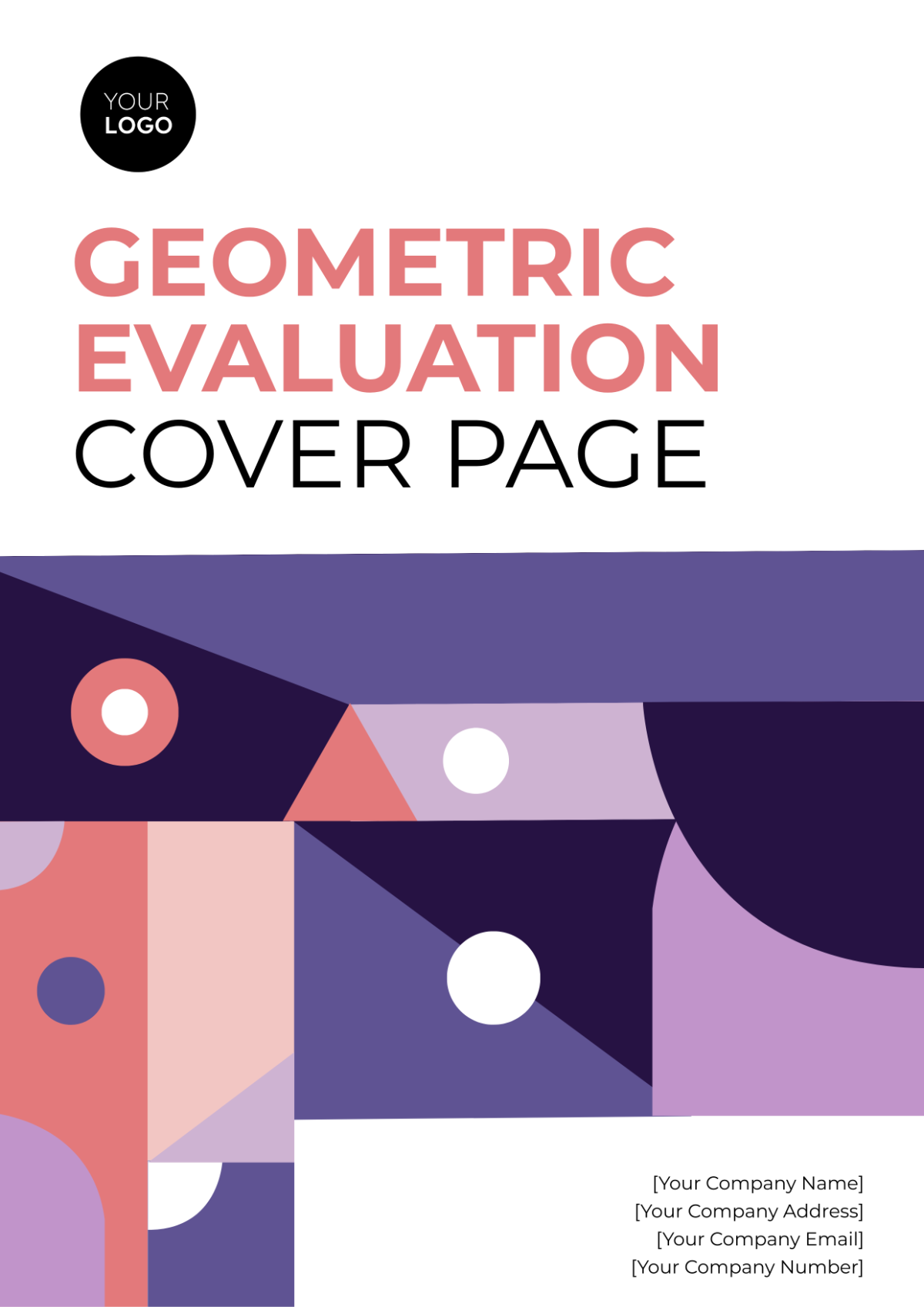 Geometric Evaluation Cover Page