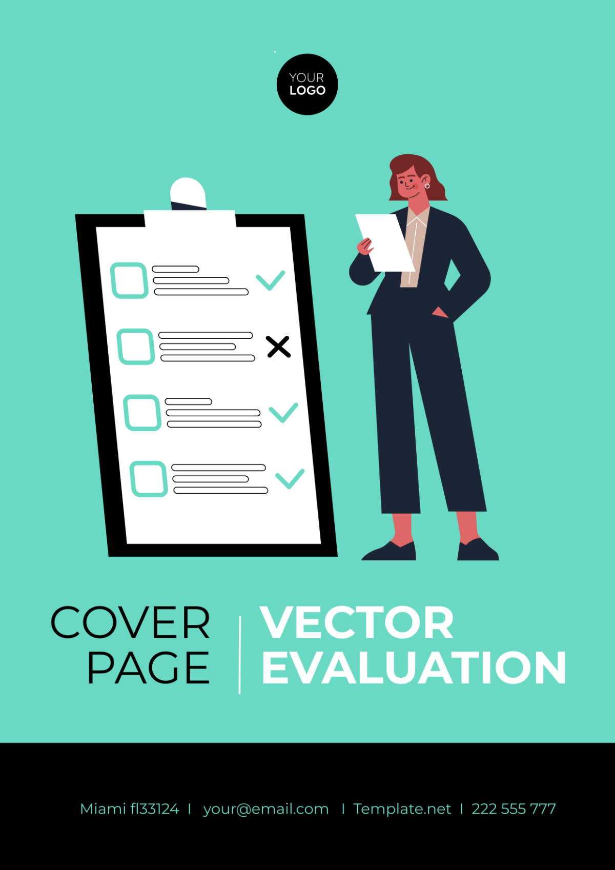 Vector Evaluation Cover Page Template - Edit Online & Download Example 