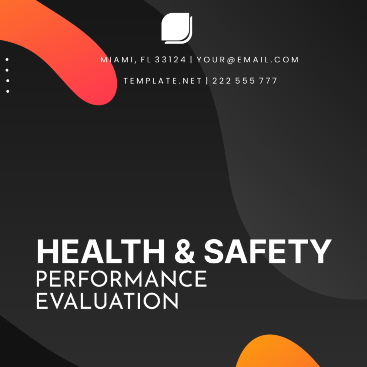 Health & Safety Committee Performance Evaluation Template
