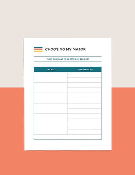 College Application Planner Printable