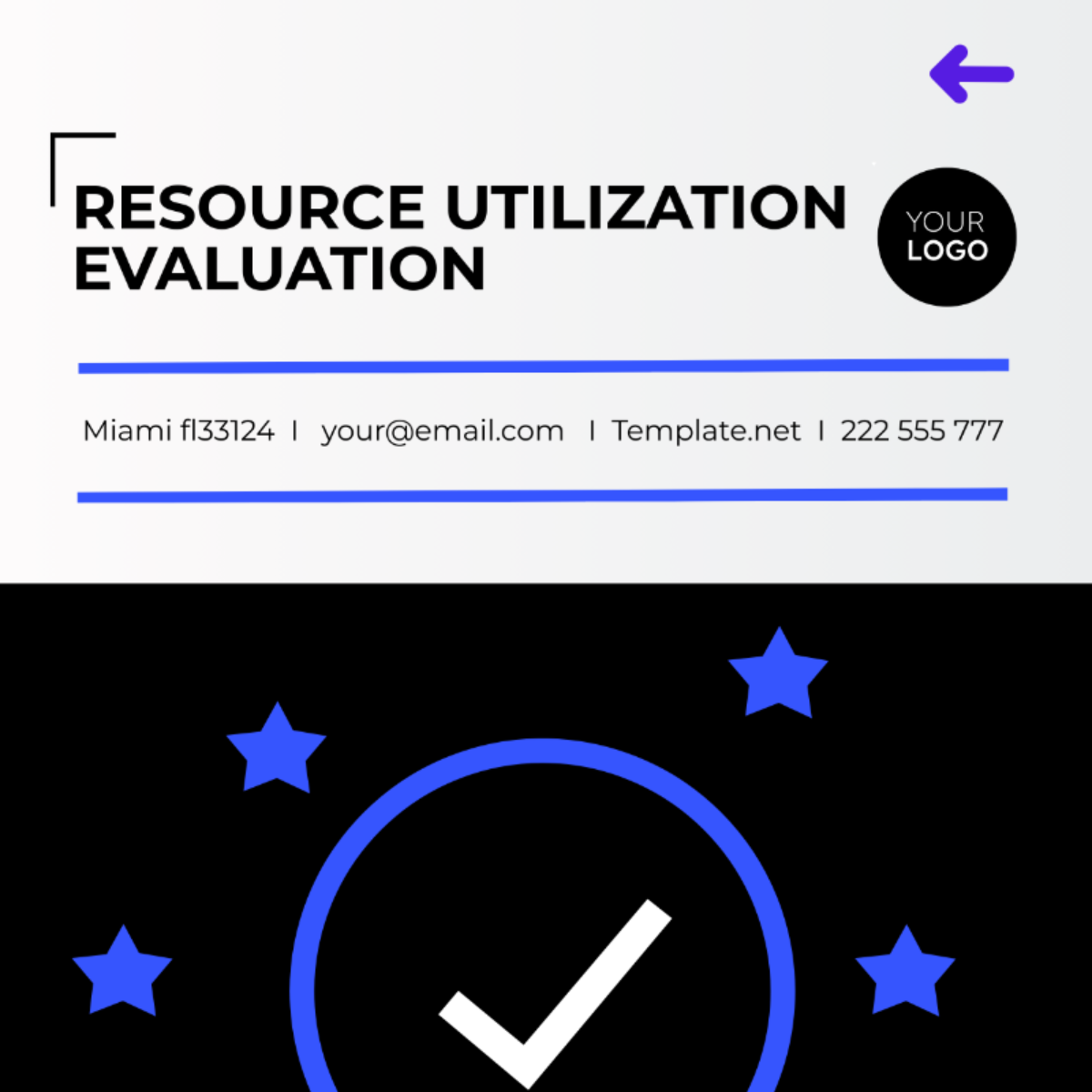 Resource Utilization Evaluation Template