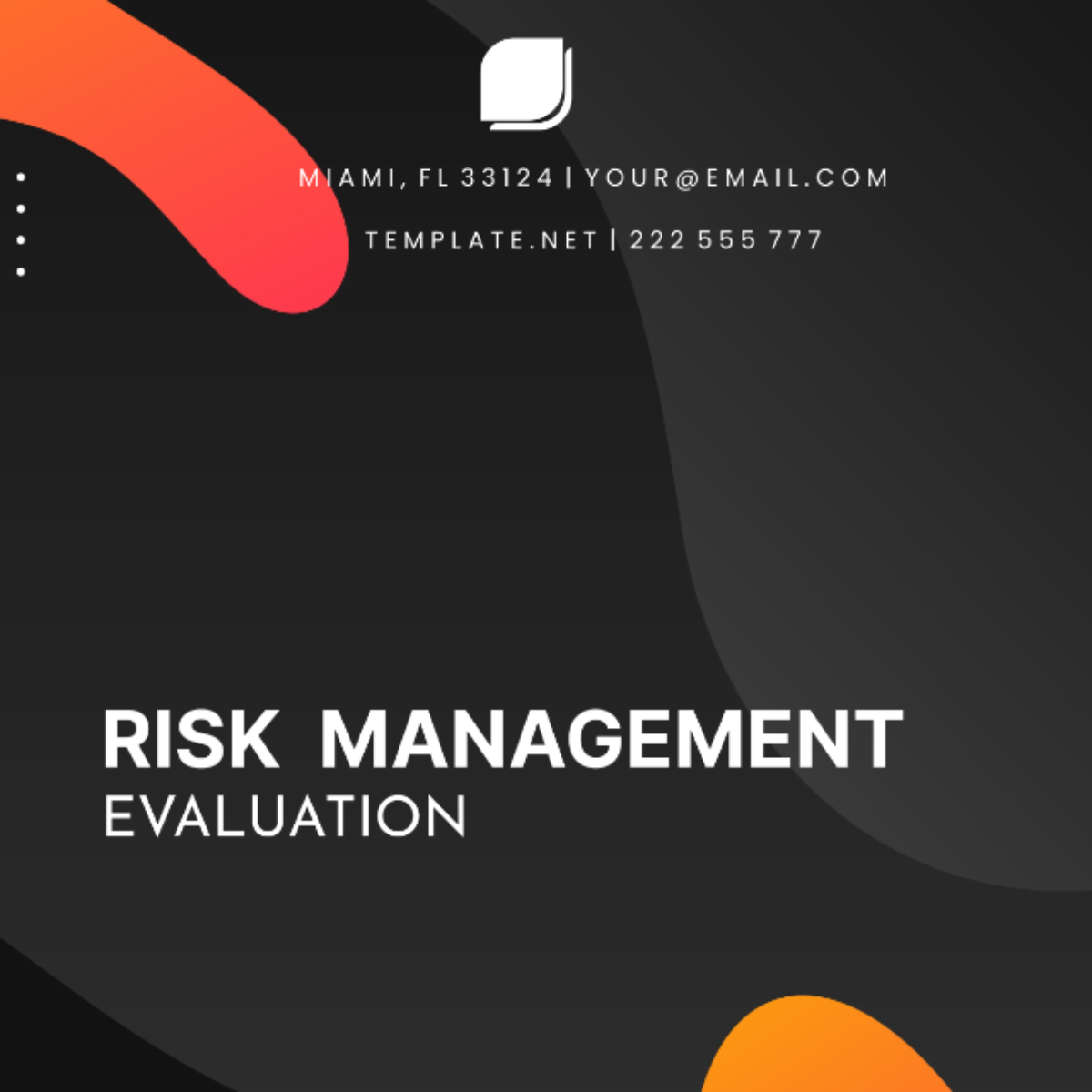 Risk Management Evaluation Template