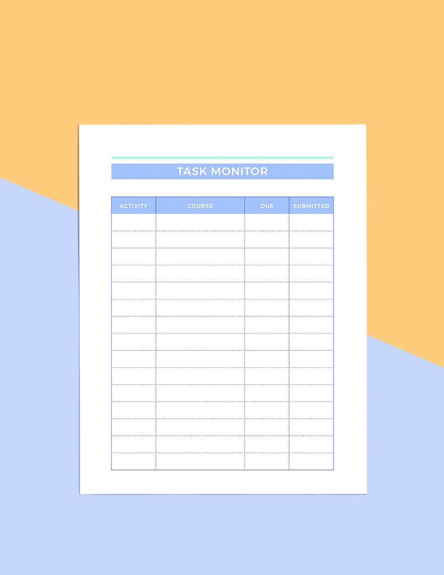Academic Semester Planner Template Download in Word, Google Docs, PDF