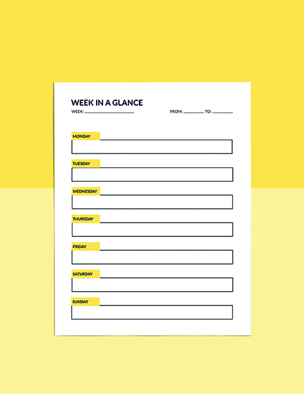 Student Academic Planner Template Download