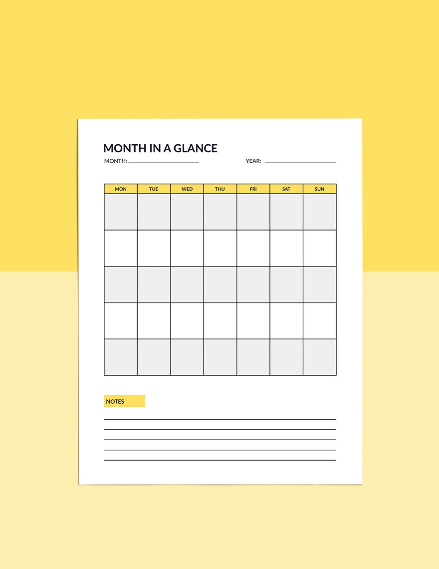 Student Academic Planner Template