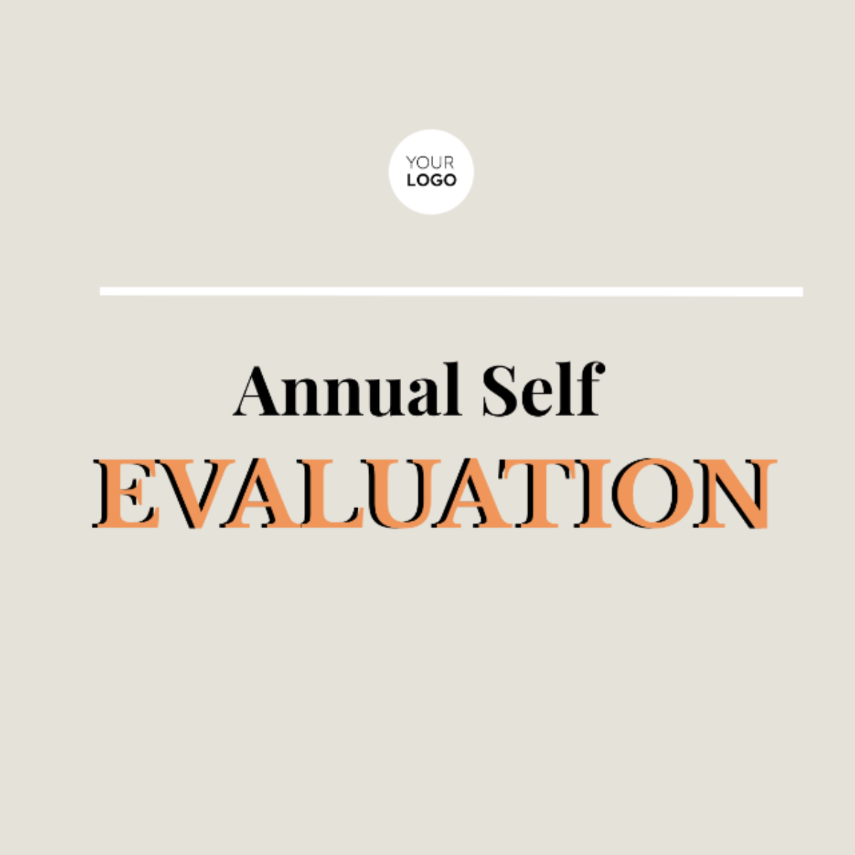 Annual Self Evaluation Template