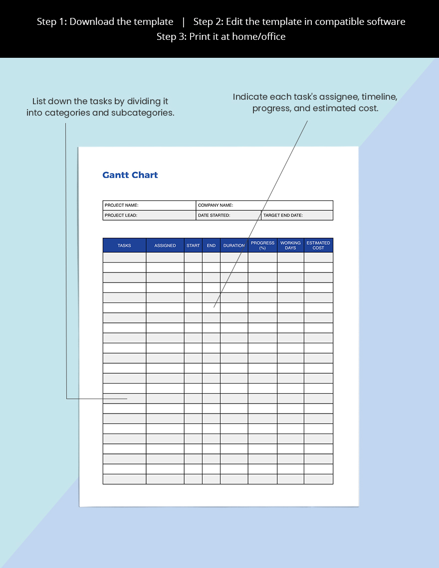 Software Planner Template