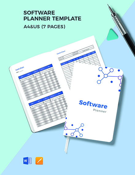 FREE Software Planner Template - Download in Word, Google Docs, PDF ...