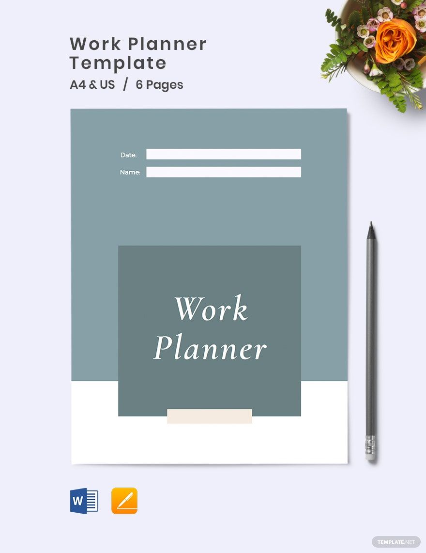 Work Planner Template