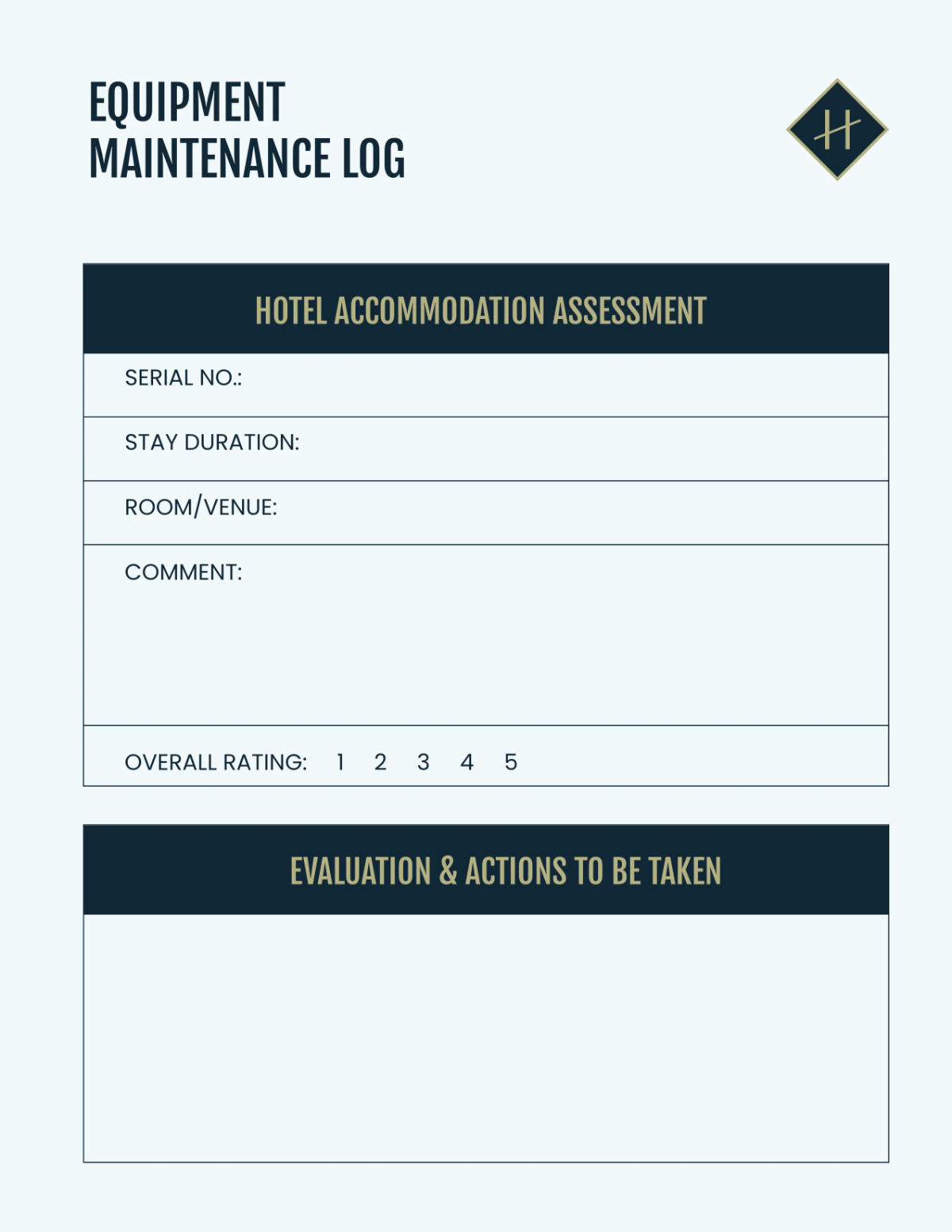Free Editable Hotel Planner Template to Edit Online