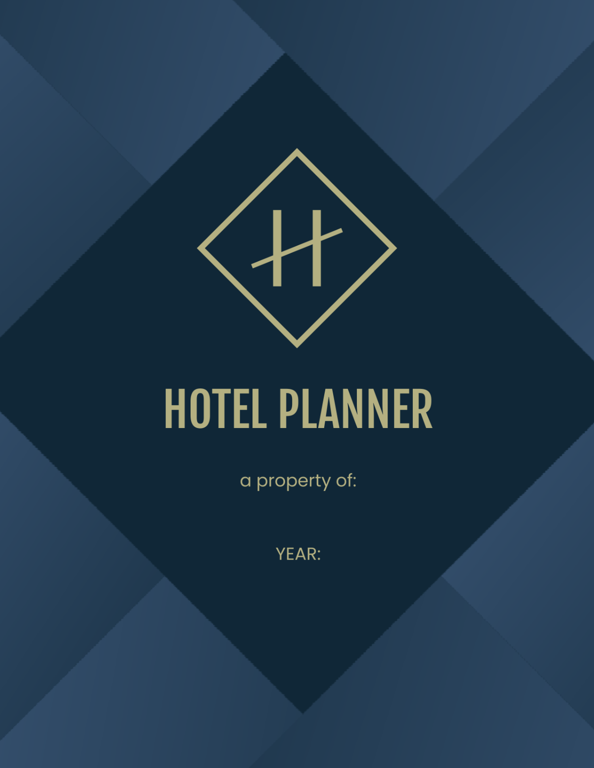 Editable Hotel Planner