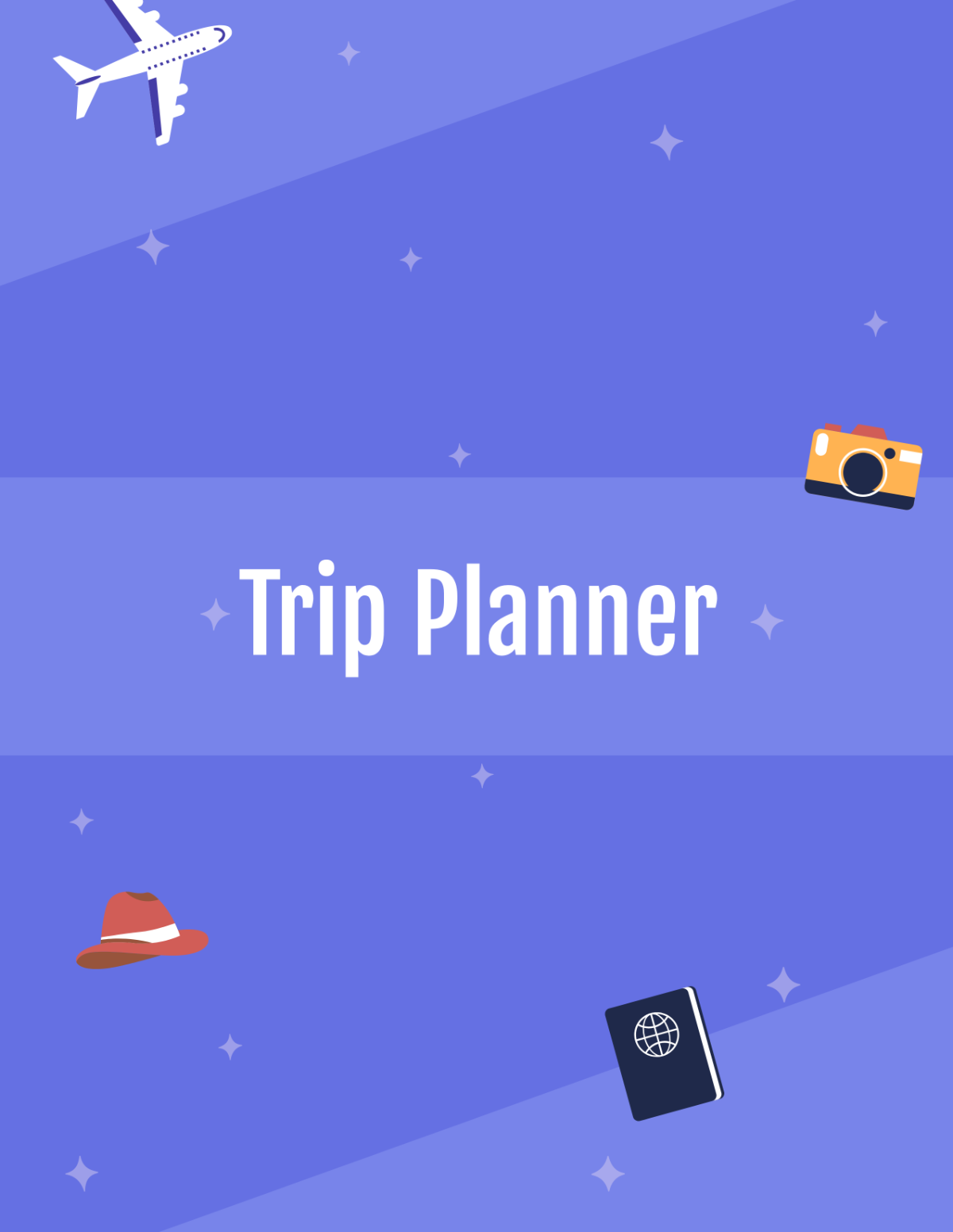 Kids Road Trip Planner Template