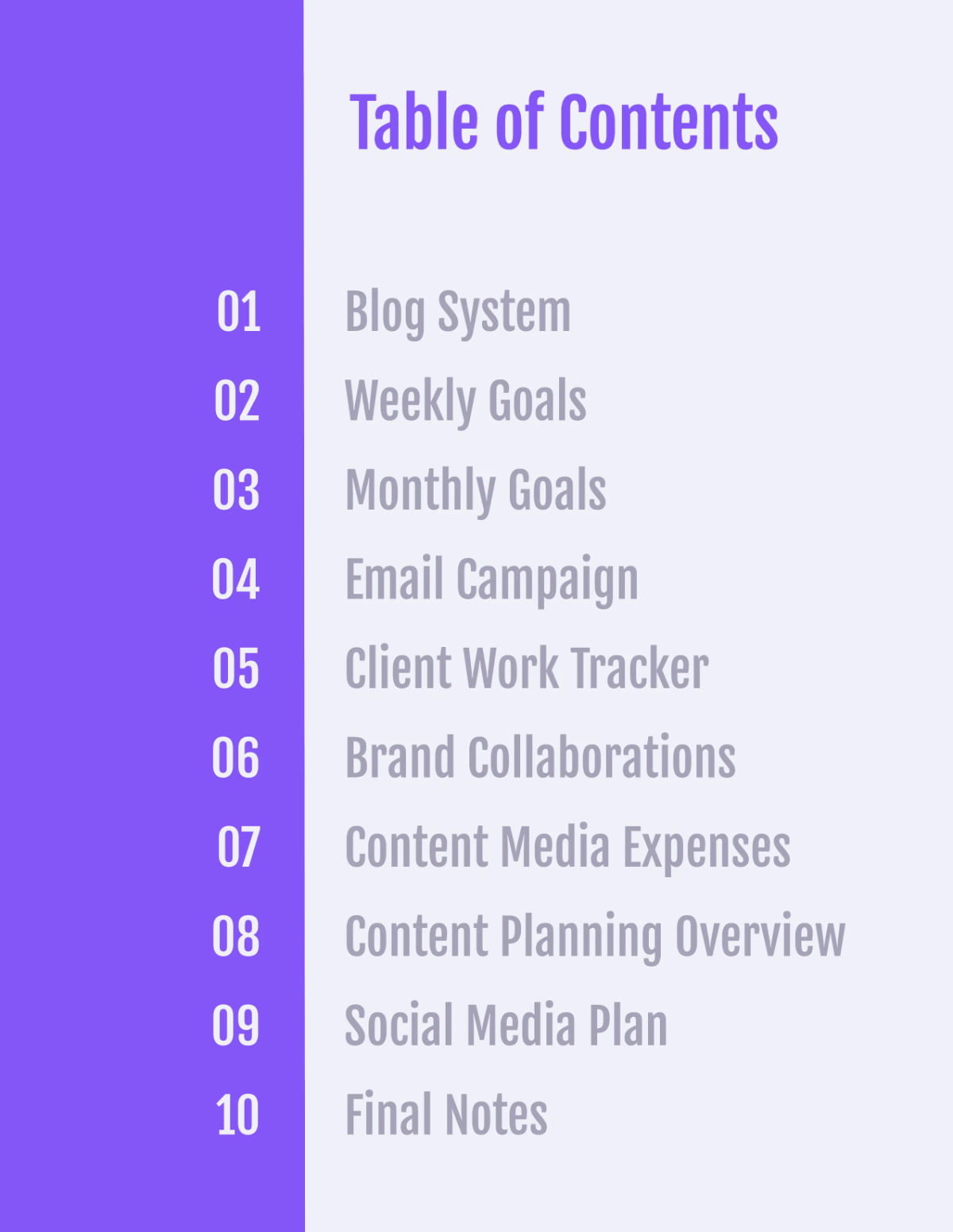 Free Content Media Planner Template to Edit Online