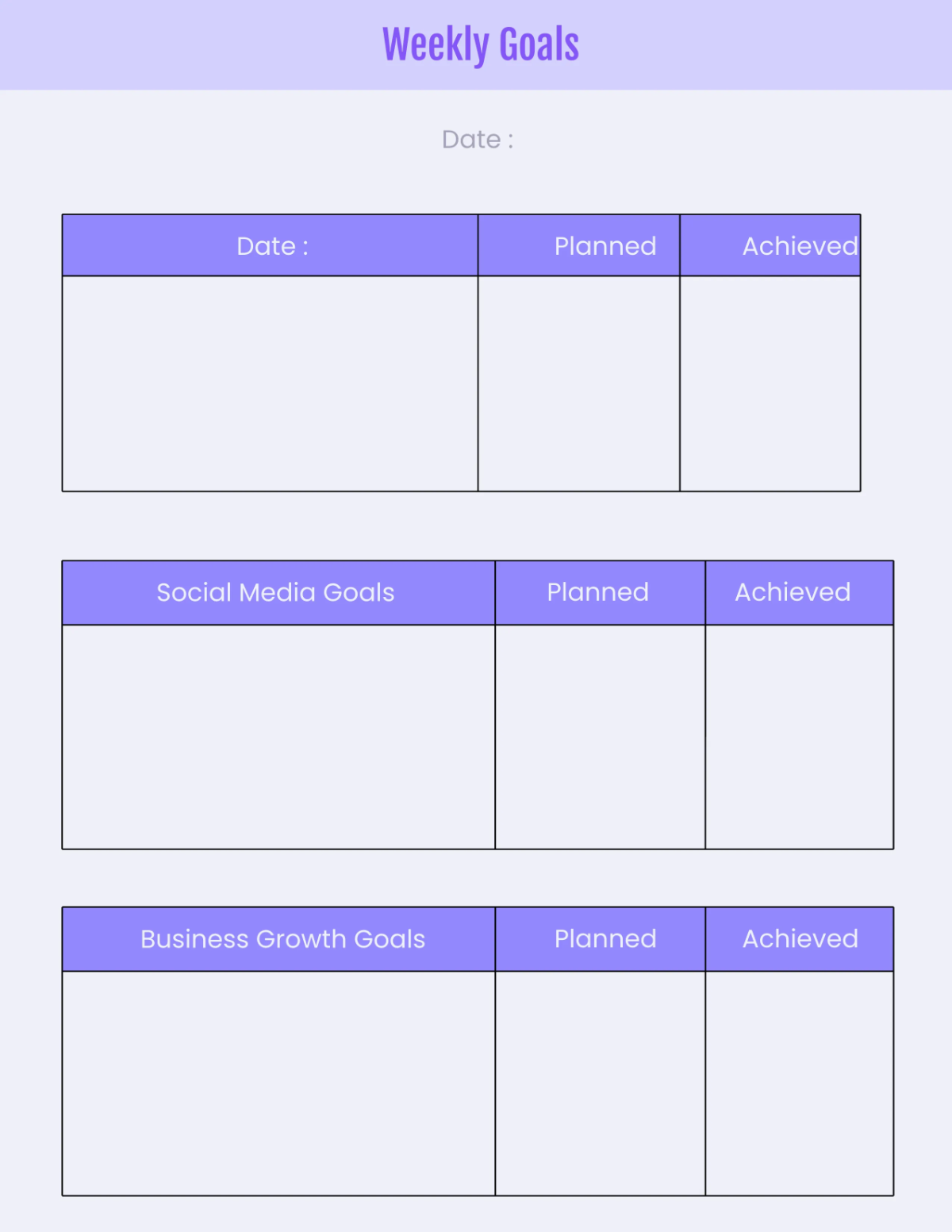 Free Content Media Planner Template to Edit Online