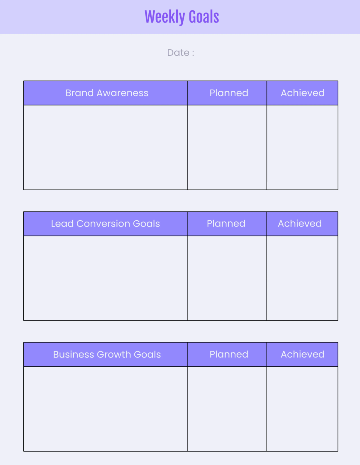 Free Content Media Planner Template to Edit Online