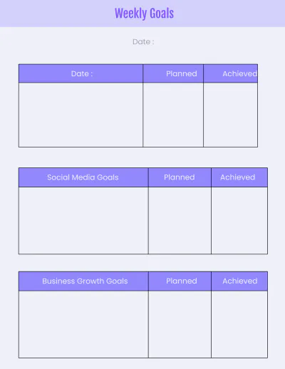 Free Content Media Planner Template to Edit Online