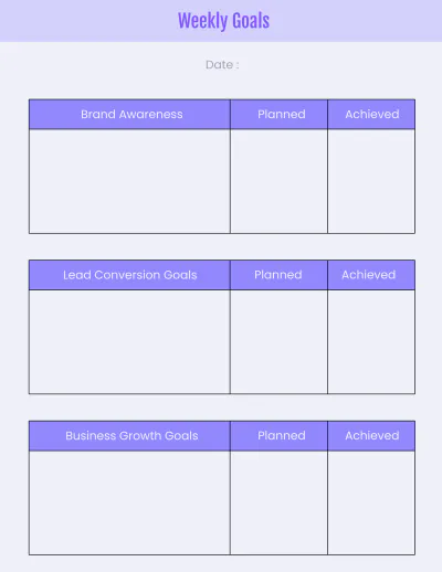 Free Content Media Planner Template to Edit Online