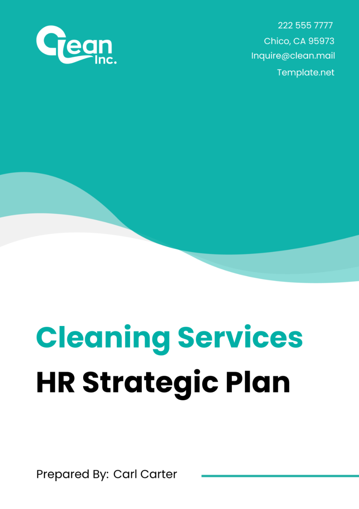 Cleaning Services HR Strategic Plan Template - Edit Online & Download